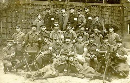 Marins de la Division de la Marine du Peuple en décembre 1918 à Berlin